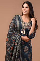 *All New Exclusive Collection of Hand Block Printed "Stitched" Cotton Suits With Cotton Dupatta in Beautiful Colours*